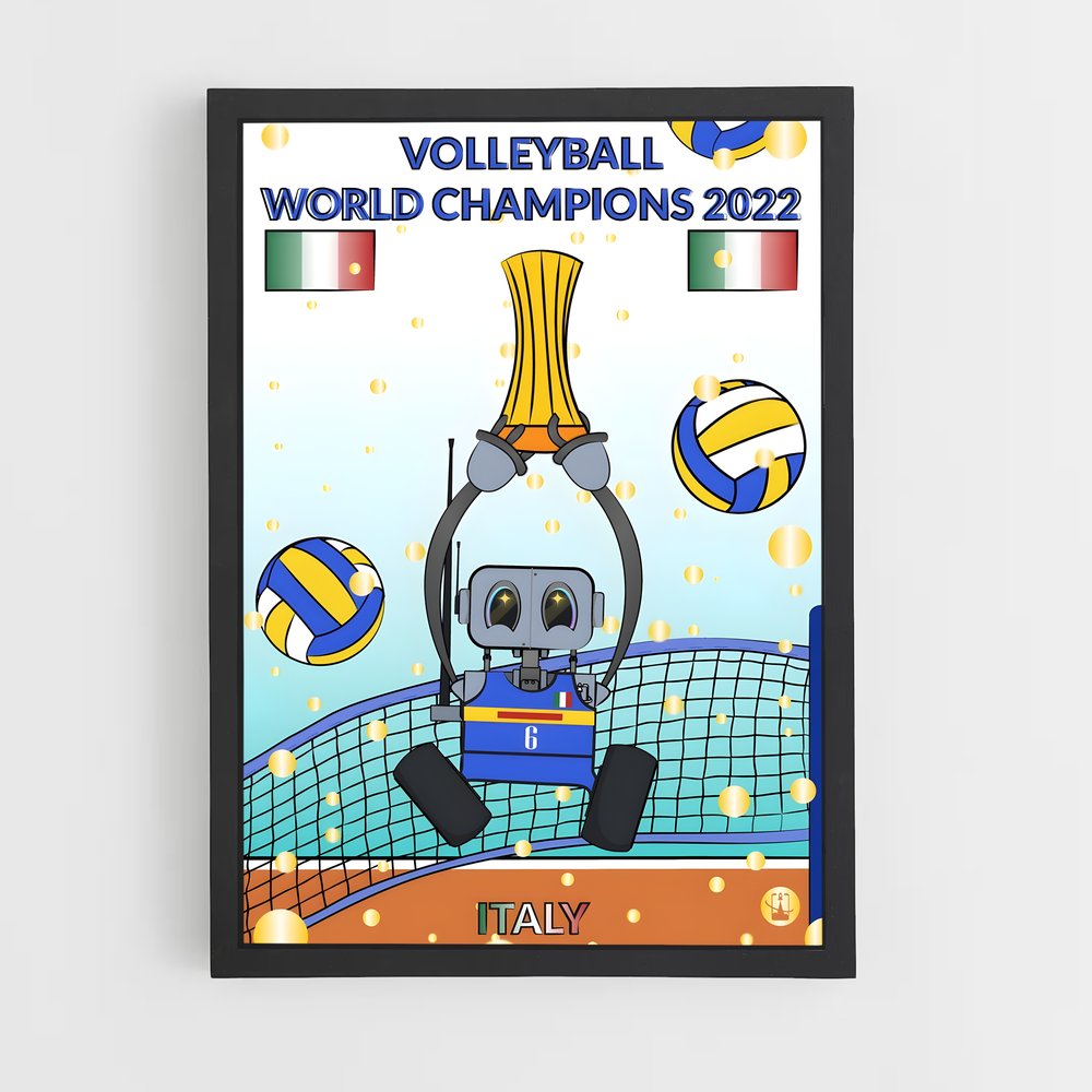 Poster Championnat de Volleyball (vue 2)
